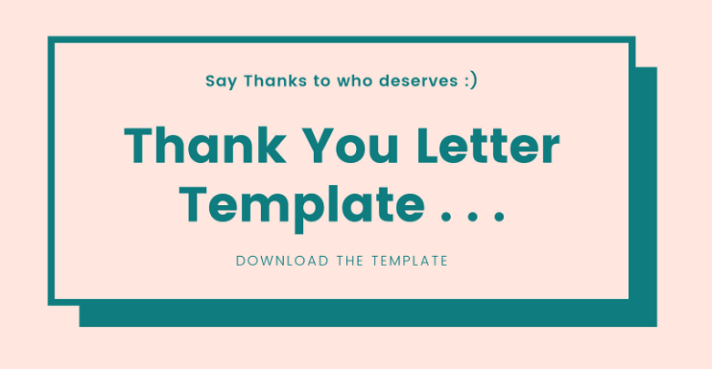 Thankyou Letter Template