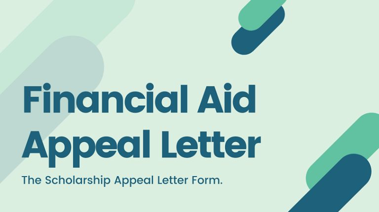 Financial Aid Appeal Letter Form - Templates - Turkey Scholarships