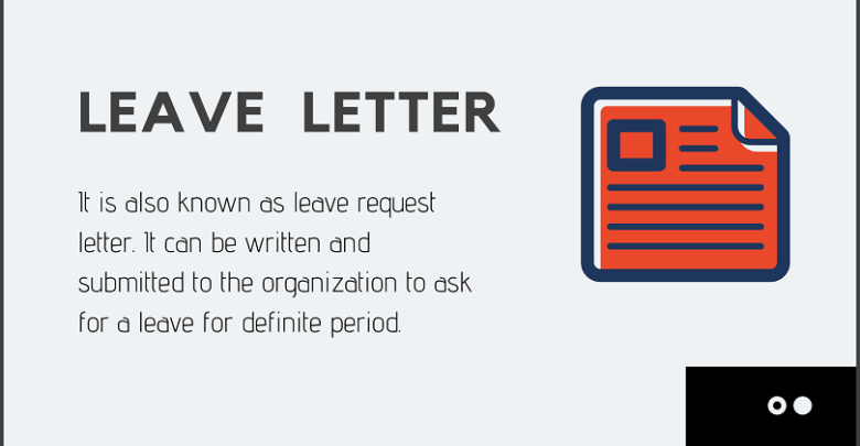 Formal Leave Letter Template