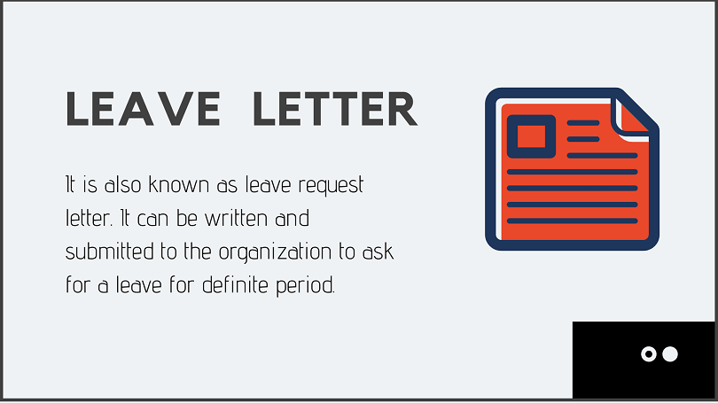 Formal Leave Letter Template