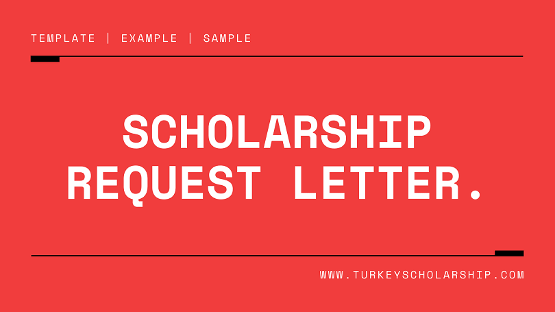 Scholarship Request Letter And Form 