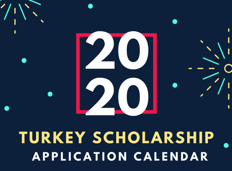 Turkey Scholarship Calendar 2021-2022 - Turkiye Burslari 2021