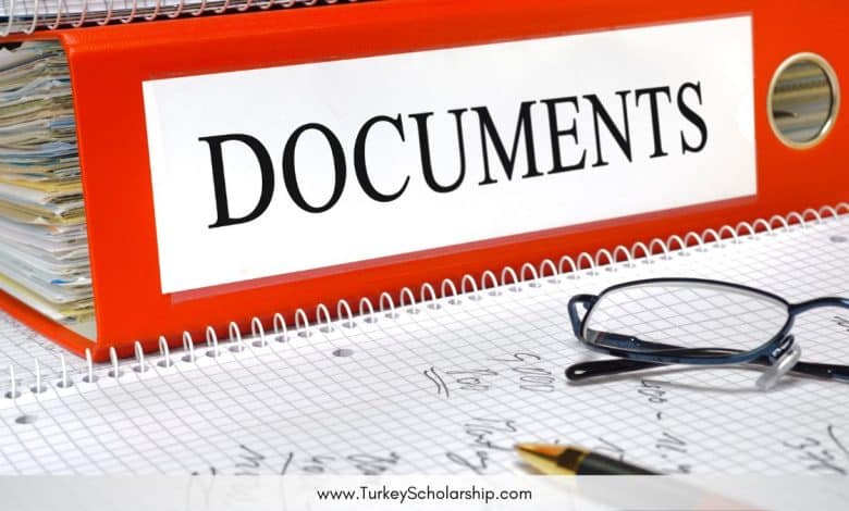 Document Checklist Turkey Government Scholarship 2025 Edition Special