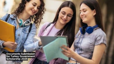 Documents Submission for Turkiye Government Scholarship 2025