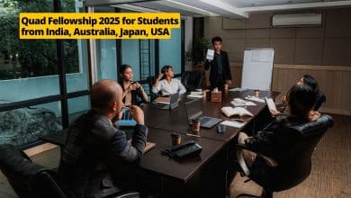 Quad Fellowship 2025 for Students from India, Australia, Japan, USA
