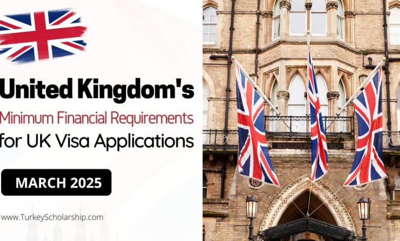 New Minimum Financial Requirement of UK Visas Applications March 2025 Onwards