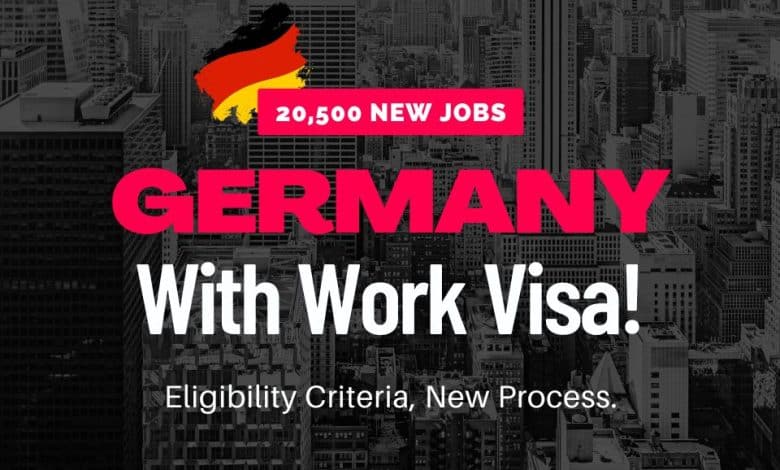 Germany Seeking Applications for 20500+ Skill Shortage Jobs with Work Visa in April 2025